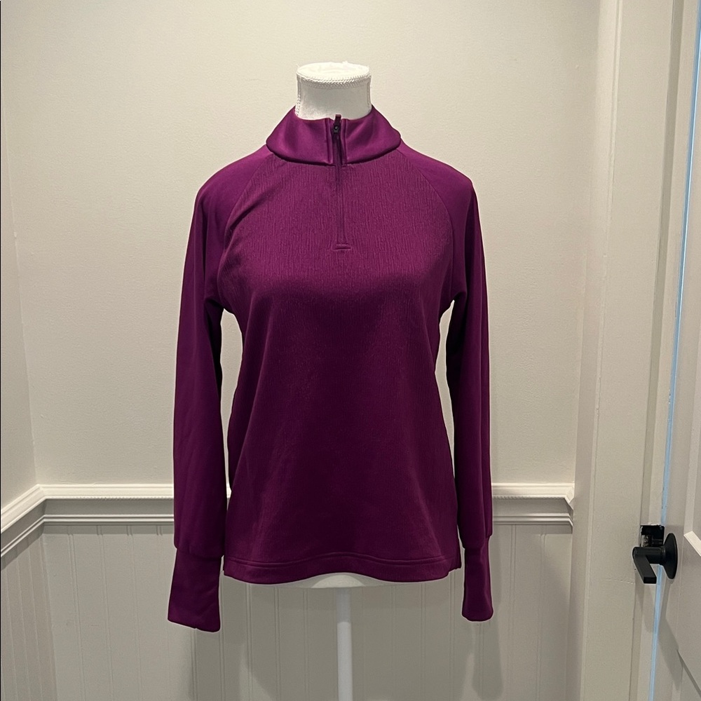 NWT Nike Women's Deep Purple Quarter-Zip Hoodie
